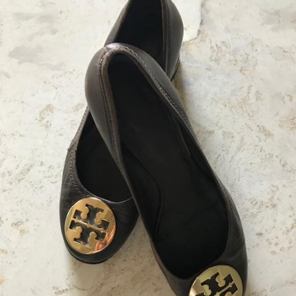 Tory Burch Shoes - Tory Burch Brown Leather Heel Shoes